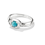 THOMAS SABO Small Eye Ring with Imitation Turquoise