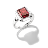 THOMAS SABO Ring with Red Zirconia Stone