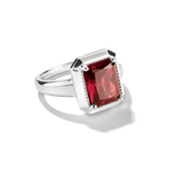THOMAS SABO Ring with Red Zirconia Stone