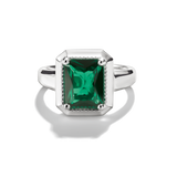 THOMAS SABO Ring with Green Zirconia Stone