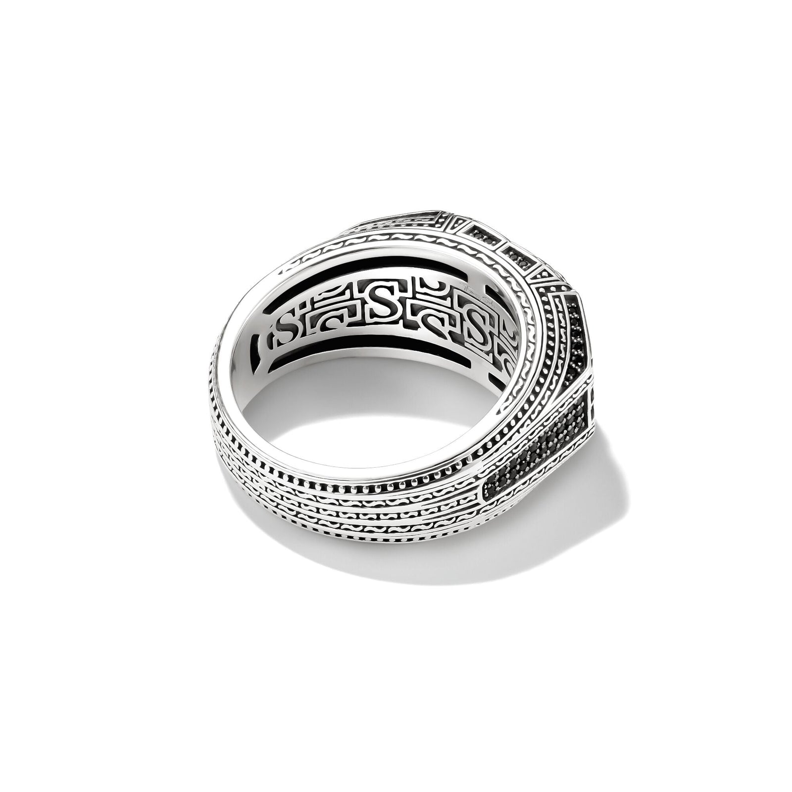 THOMAS SABO Signet Ring with Onyx and Black Stones