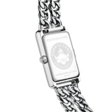 THOMAS SABO Ladies Rectangular Silver Watch with Black Dial