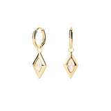 PDPAOLA Kate Silver Hoop Earrings