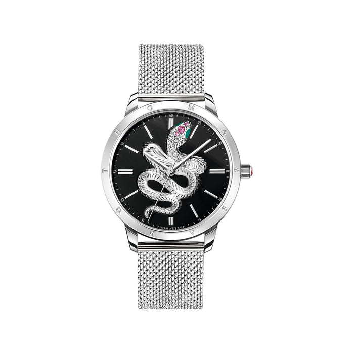 THOMAS SABO Women's watch snake in 3D optics silver