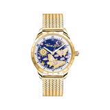 THOMAS SABO Luminescent Butterfly Watch in Gold