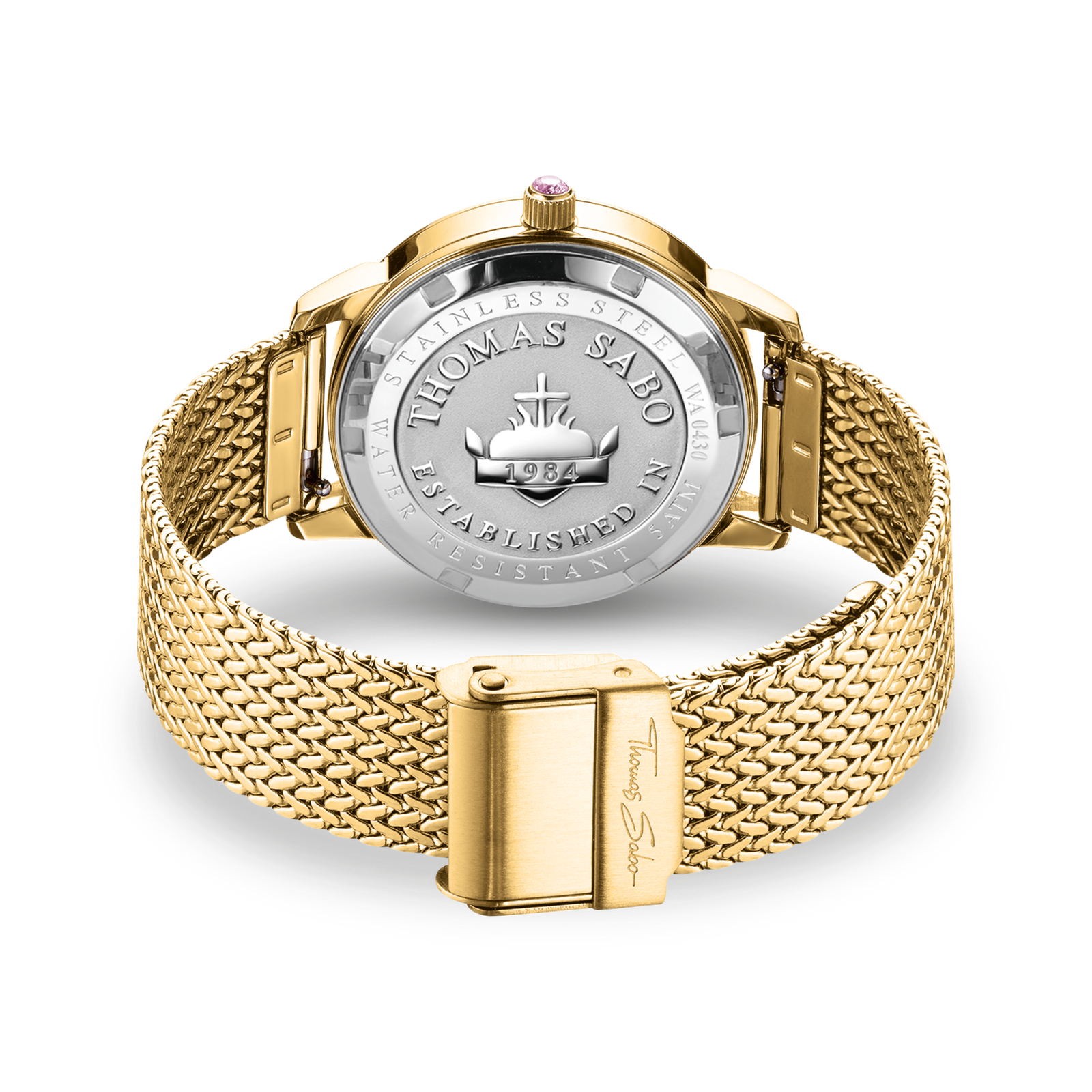 THOMAS SABO Luminescent Butterfly Watch in Gold