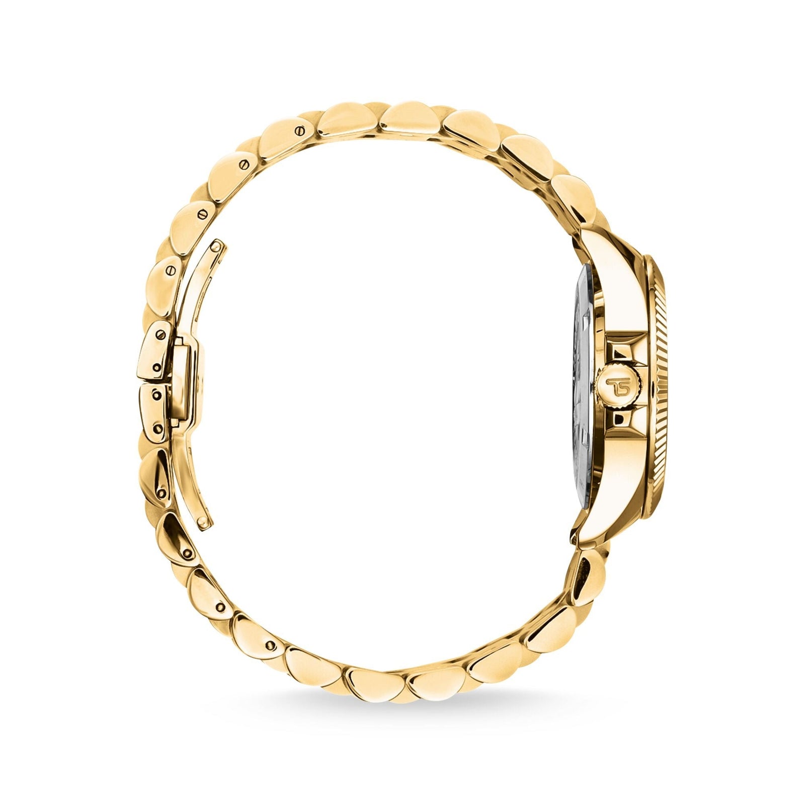 THOMAS SABO Ladies Gold Watch with Black Dial