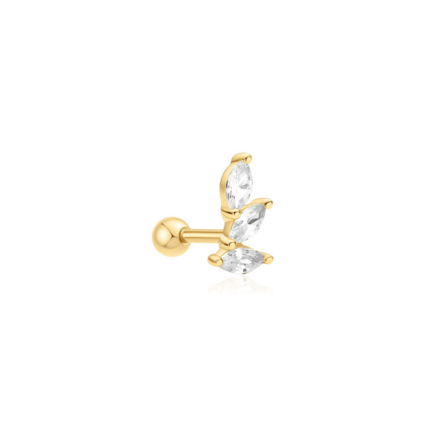 Ania Haie Triple Marquise Barbell Single Earring