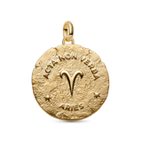 Pandora Aries Zodiac Oversized Medallion Charm