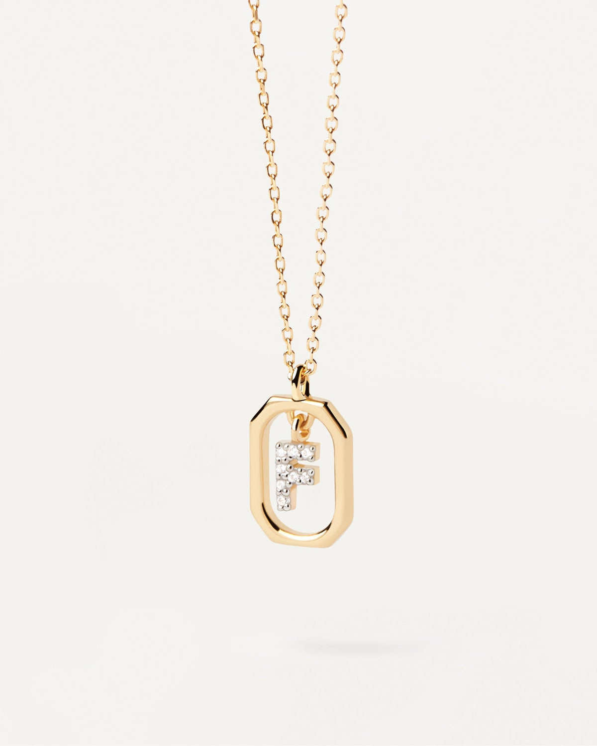 Pdpaola Mini Letter F Necklace