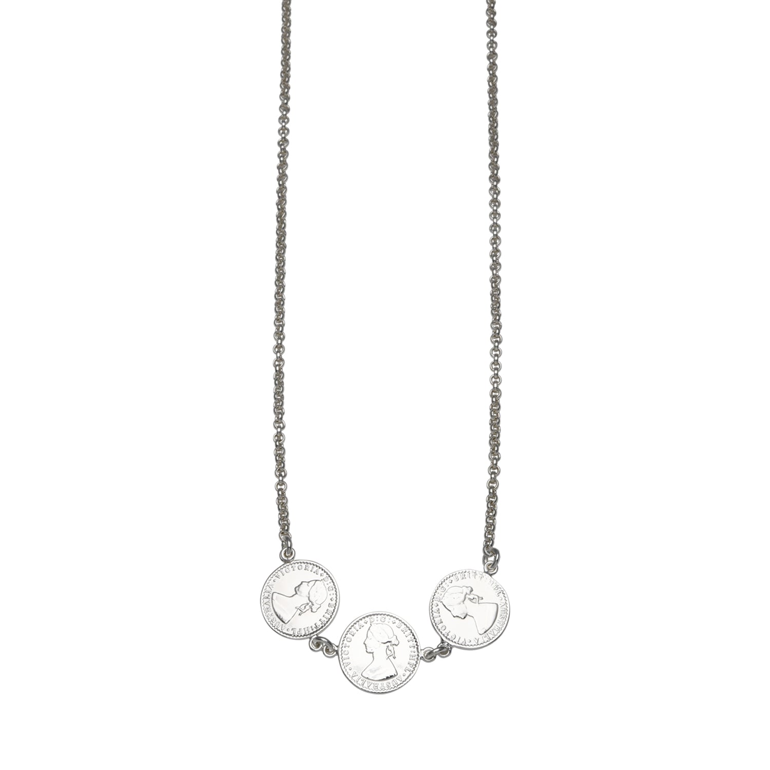 Von Treskow Triple Mini Coin Necklace