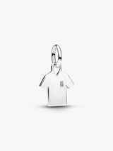 Engravable Trophy Soccer Shirt Dangle Charm