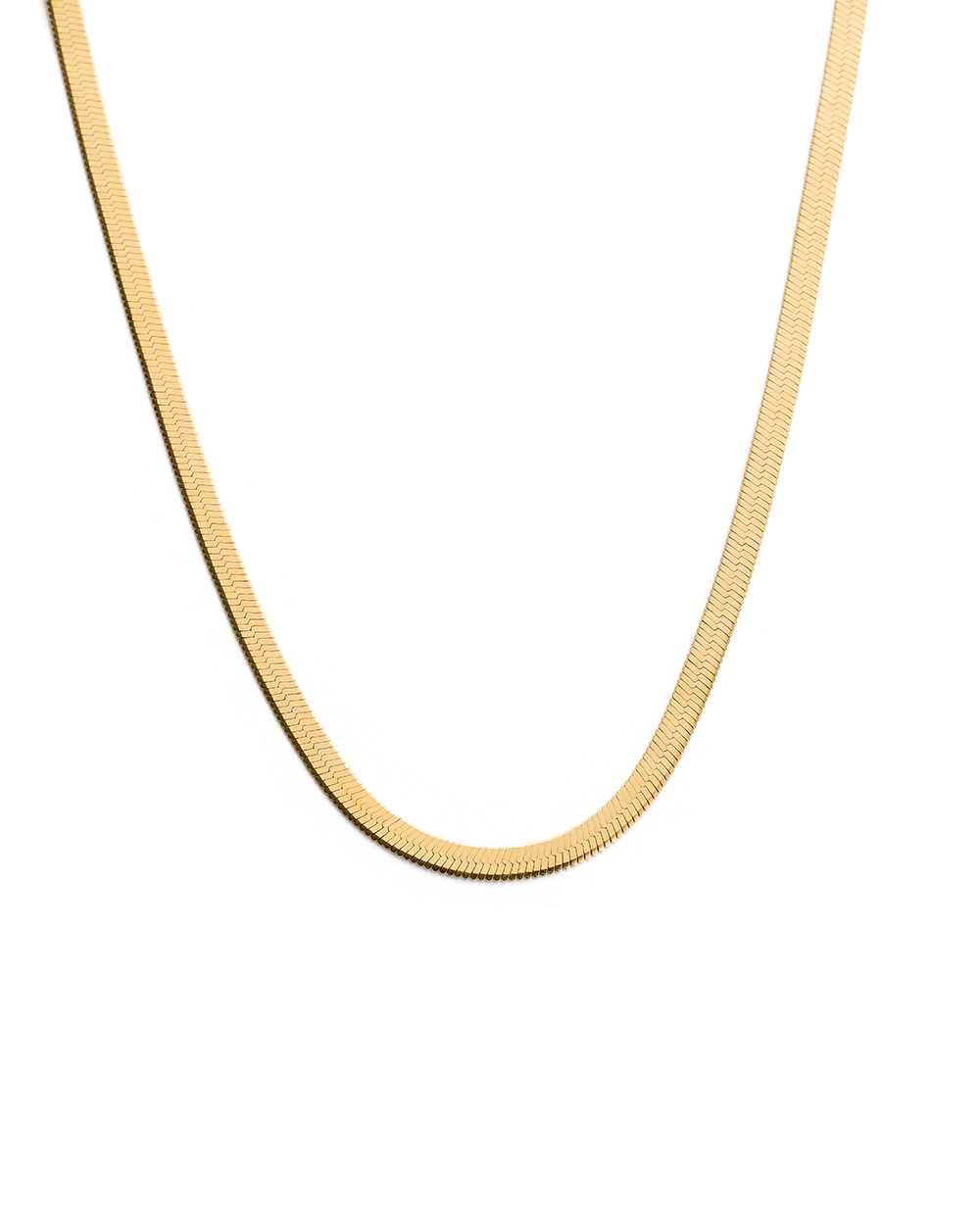 Kirstin Ash Rose Gold Vermeil Herringbone Chain