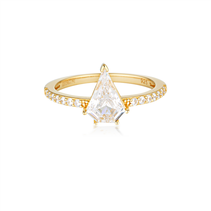 Georgini Rock Star Shield Ring Silver