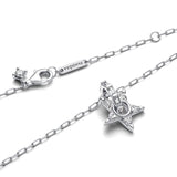 Pandora Star Sterling Silver Pendant Necklace