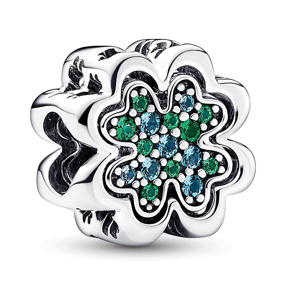 Splittable Four Leaf Clover Charm