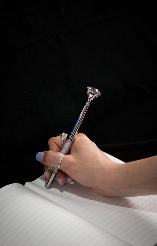 GEORGINI DIAMOND PEN SILVER