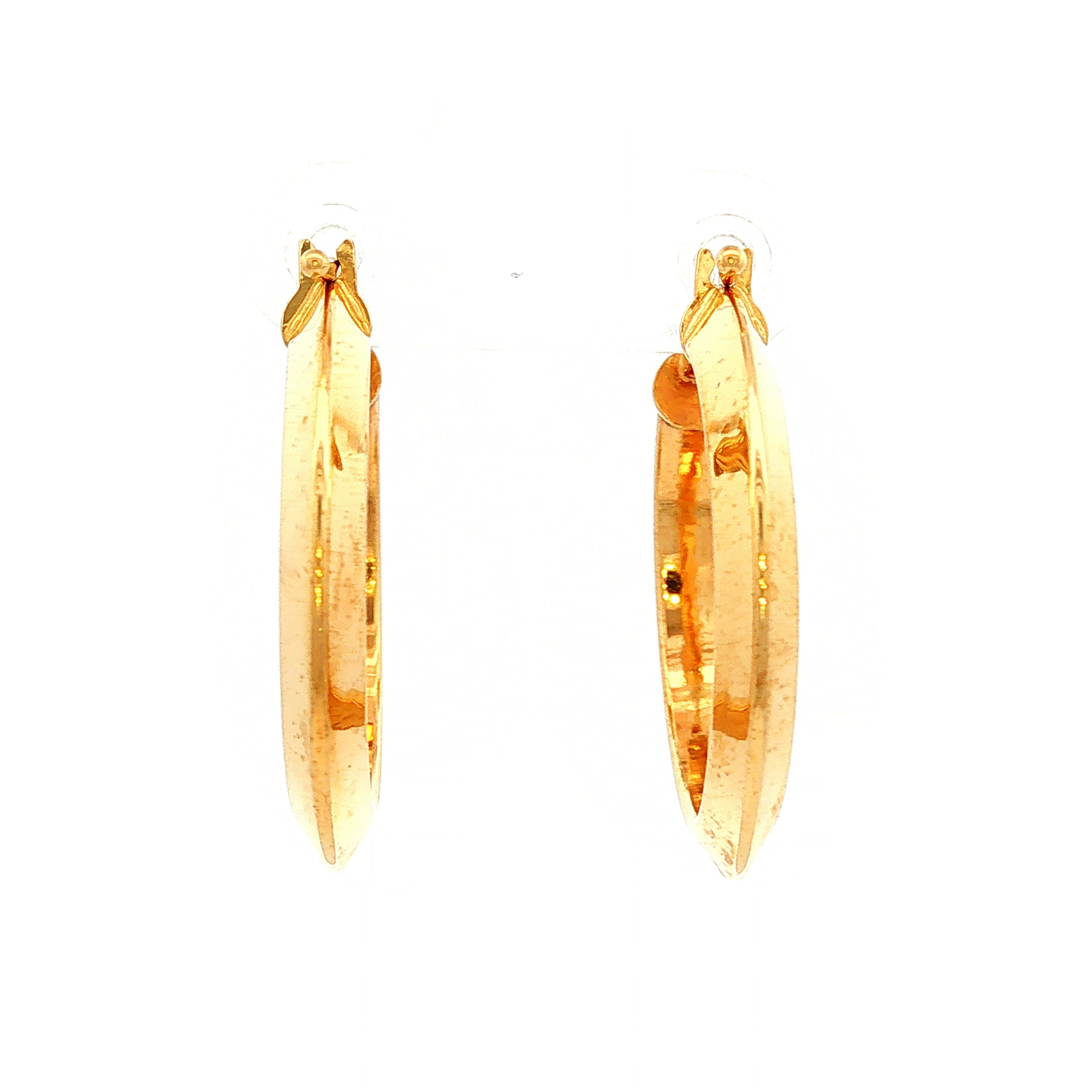 Classic Yellow Gold Hoop Earrings