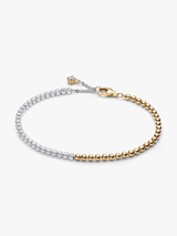 Sterling Silver and 14K Gold-Plated Bracelet