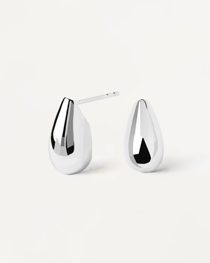 PDPAOLA Silver Sugar Earrings