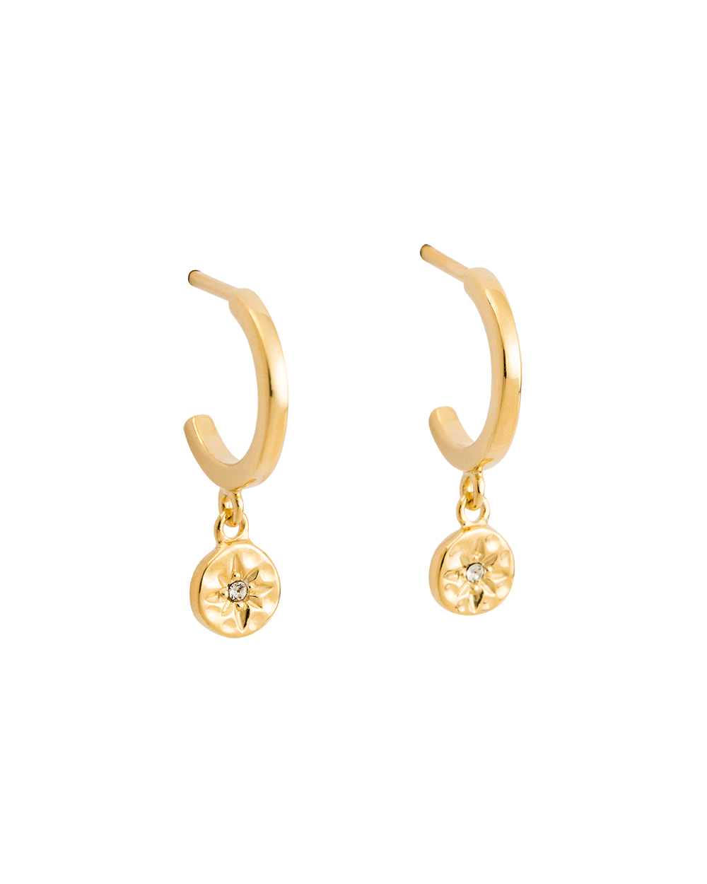 Kirstin Ash Star Coin Hoops