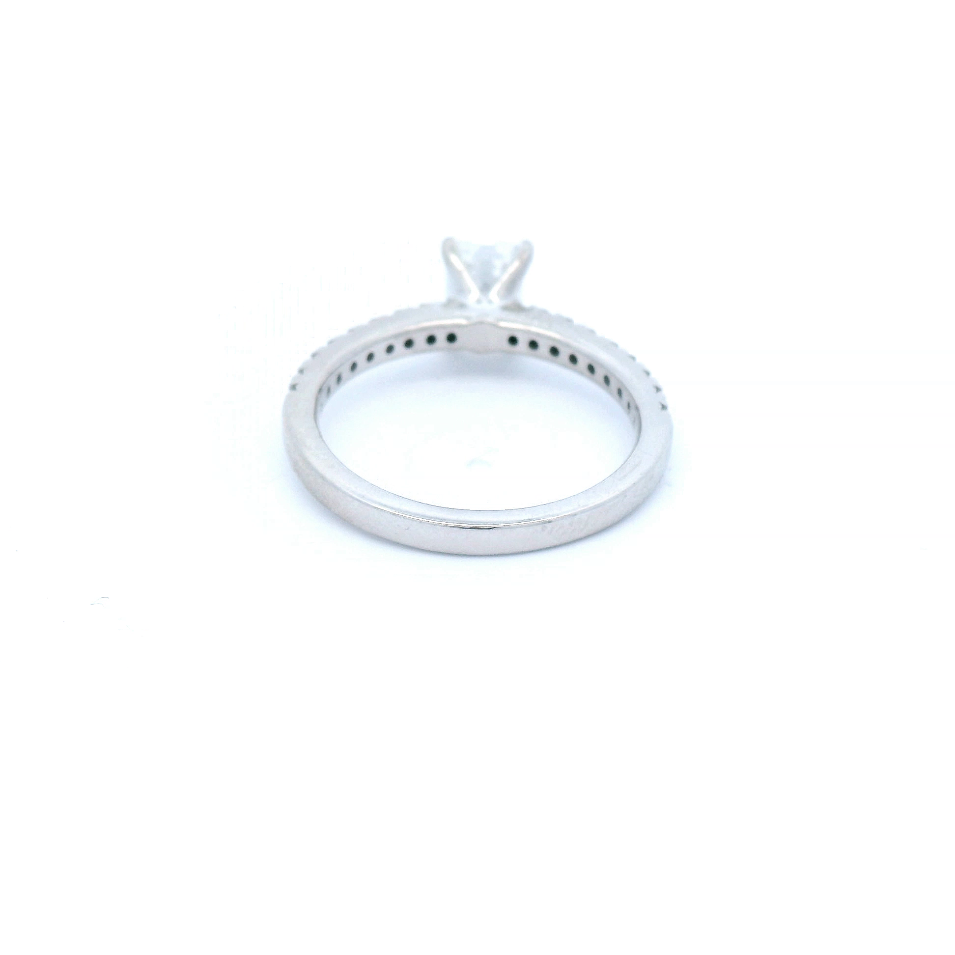 Diamond Set in White Gold Ring