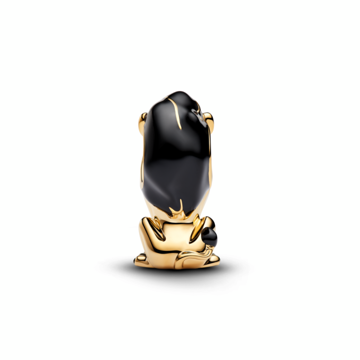 Pandora Disney Scar Gold Plated Black Enamel Charm