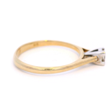 Diamond Solitaire Ring in Yellow Gold