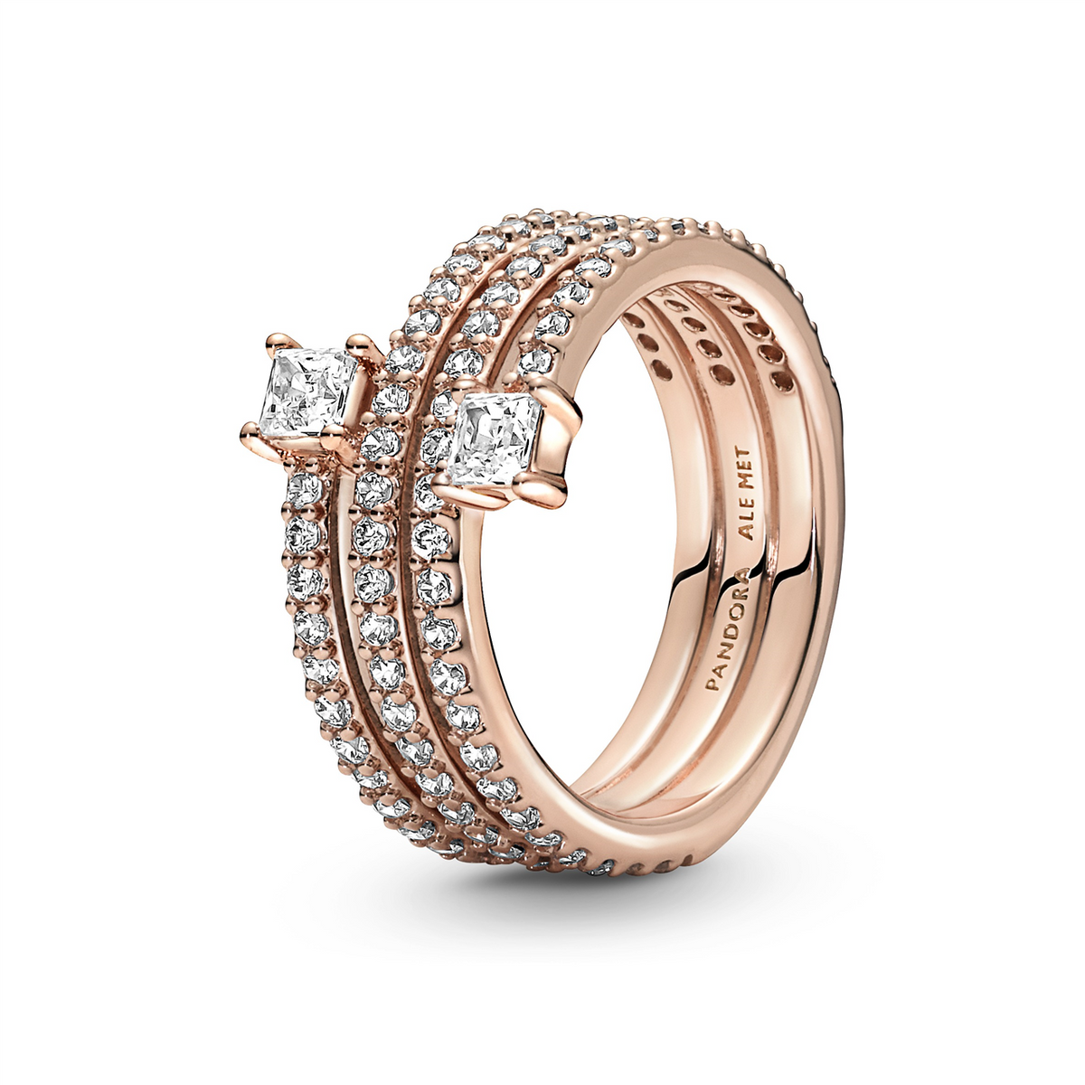 Triple Spiral Ring