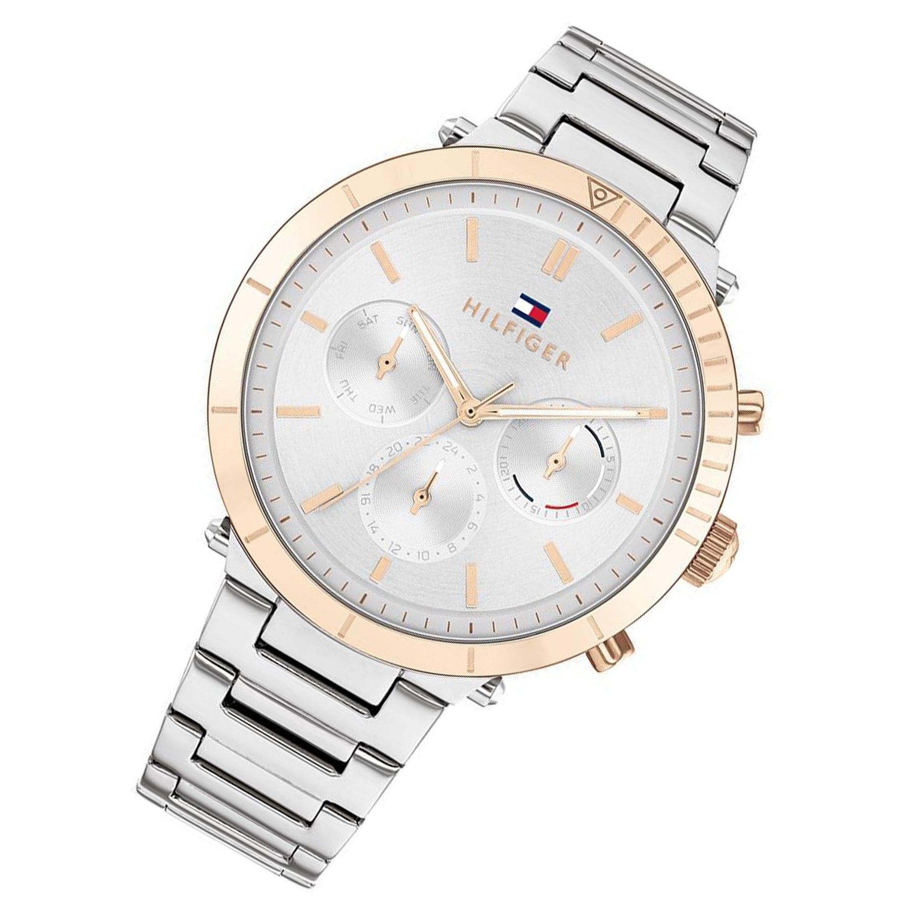 Tommy Hilfiger 'Emery' Collection Ladies Two Tone Watch with Round 38mm Case.