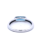 Cushion Cut London Blue Topaz Dress Ring