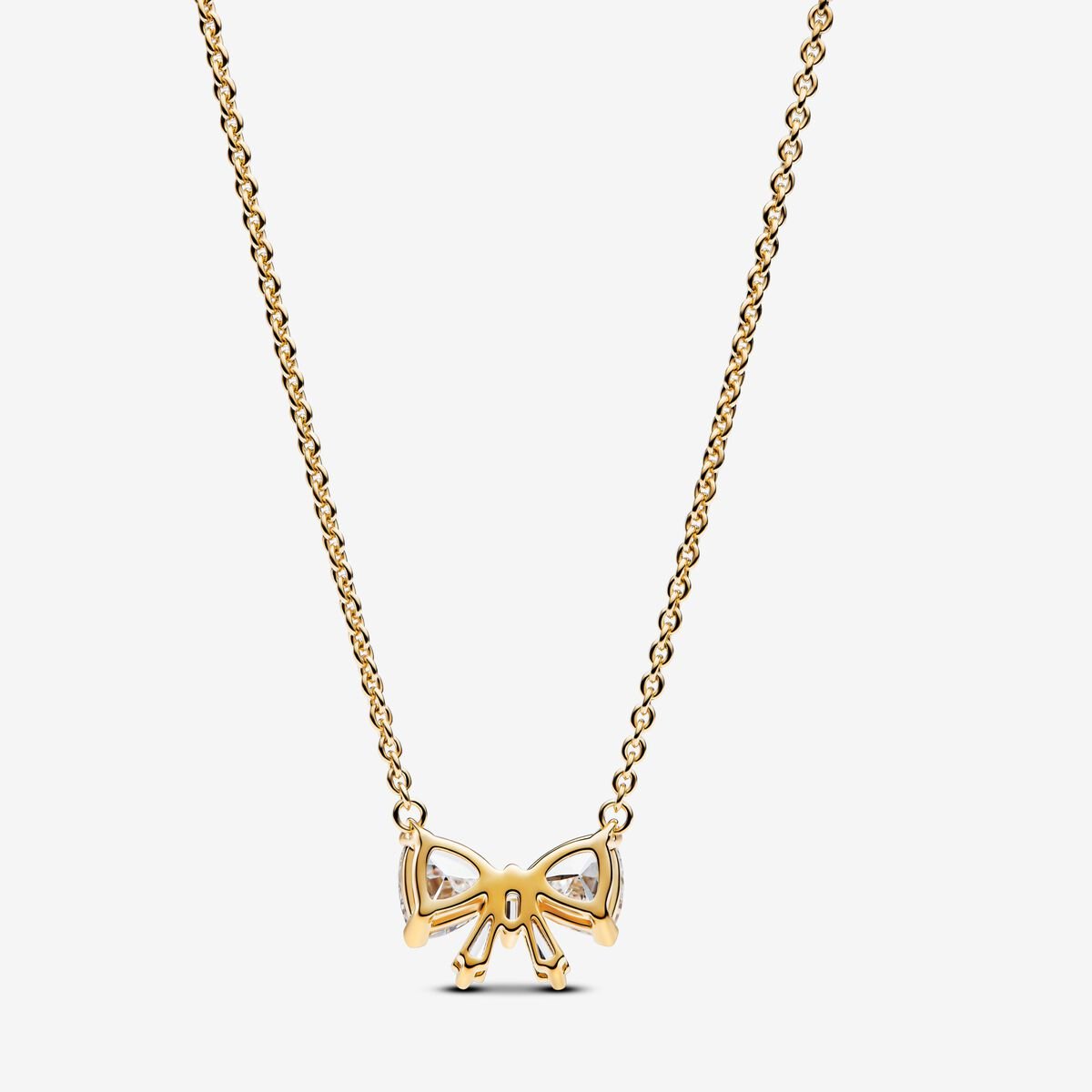 Sparkling Bow Necklace