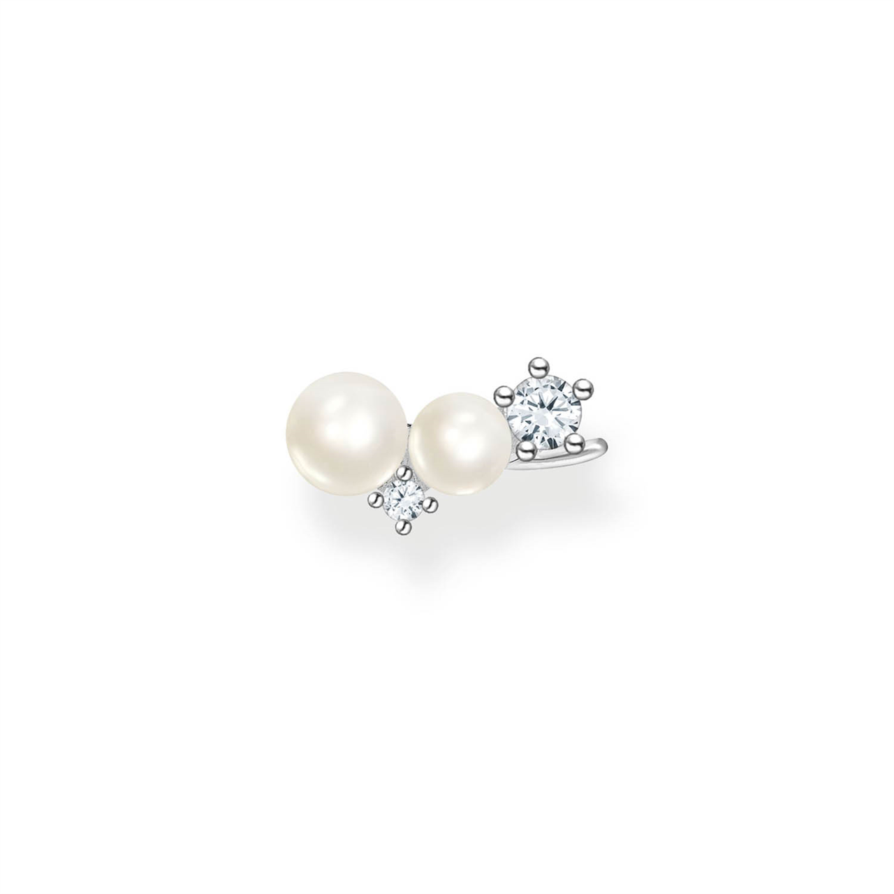 Thomas Sabo Pearl and Cubic Zirconia Ear Climber
