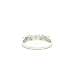 Ceylon Sapphire Baguette and Diamond Dress Ring White Gold