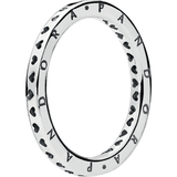 Heart silver logo ring - 60
