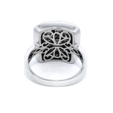 18 Carat White Gold Multi Set Dress Ring