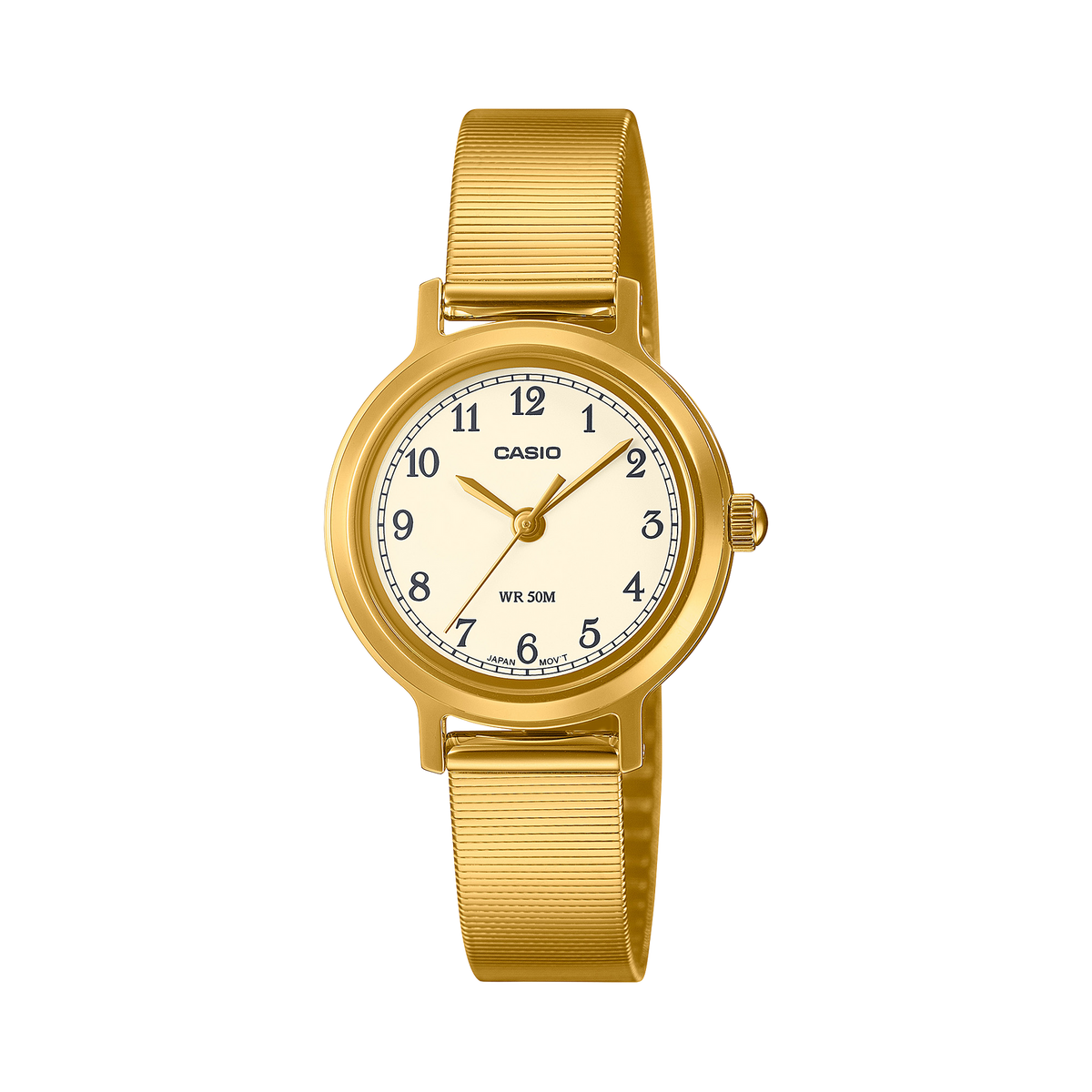 Casio Standard Analog Gold Tone Stainless Steel Cream Dial Quartz LTP-B170G-9BV