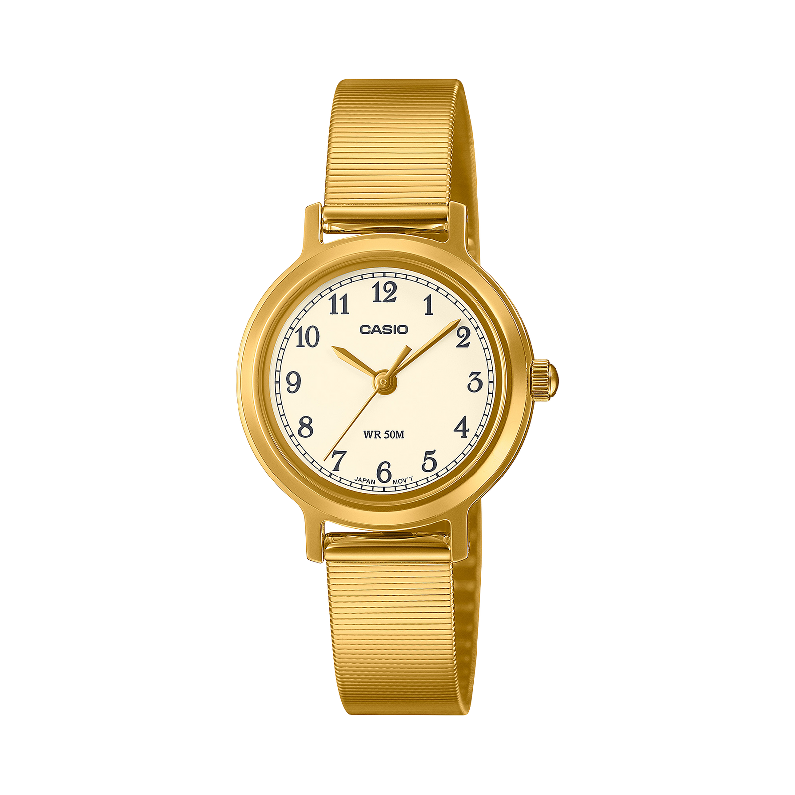 Casio Standard Analog Gold Tone Stainless Steel Cream Dial Quartz LTP-B170G-9BV