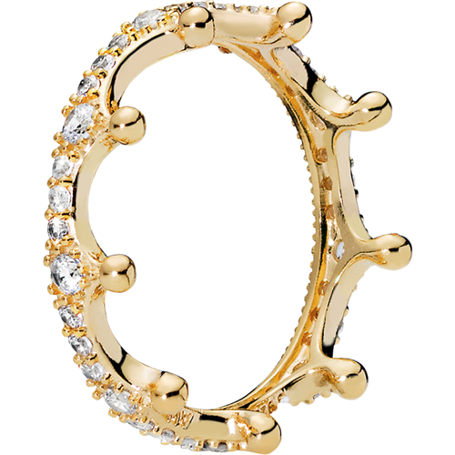 PANDORA Shine Enchanted Crown Ring w CZ