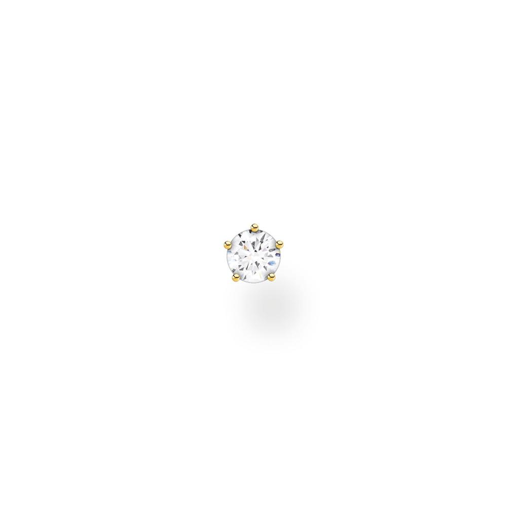Thomas Sabo White Stone Ear Stud (Single)
