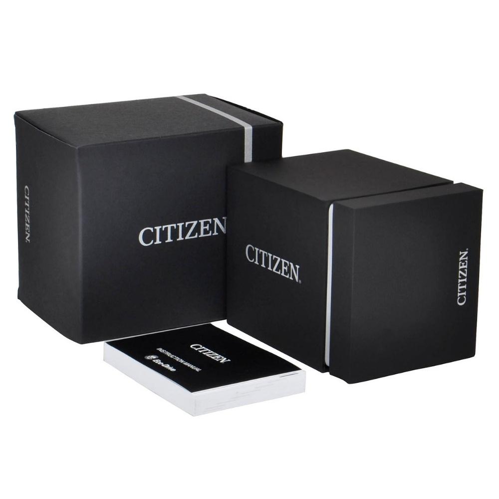 Citizen Eco-Drive Ladies Watch on Black Leather Strap