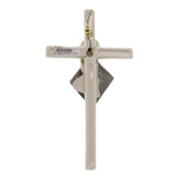 Praying Baby Girl Cross | Porcelain
