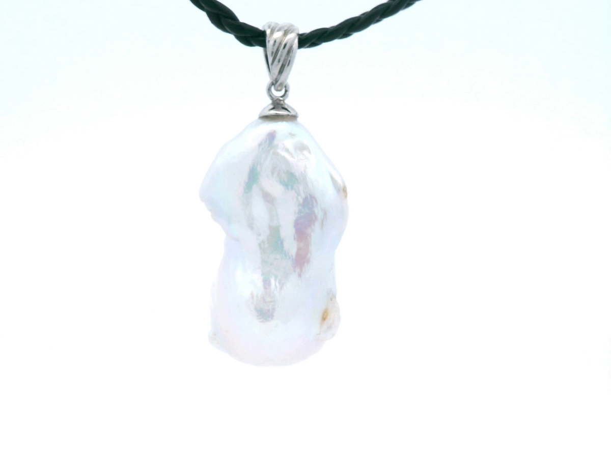 Sterling Silver Baroque Pearl Pendant