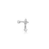 Ania Haie Silver Star Dangle Barbell Single Earring