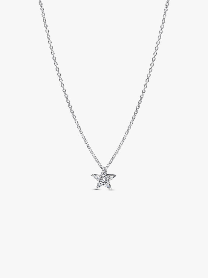 Pandora Sparkling Stella Pendant Necklace
