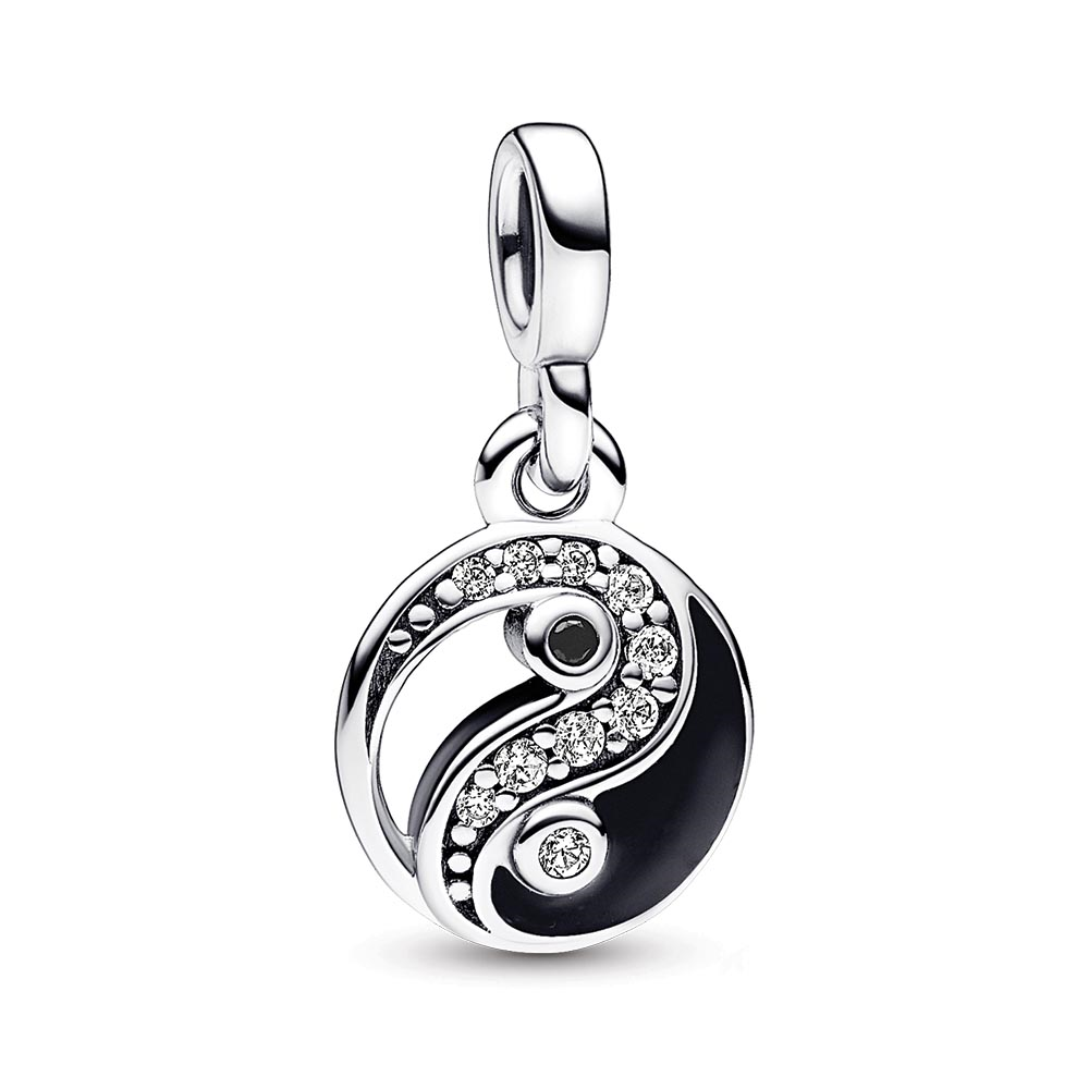 Pandora ME Sparkling Yin & Yang Mini Dangle