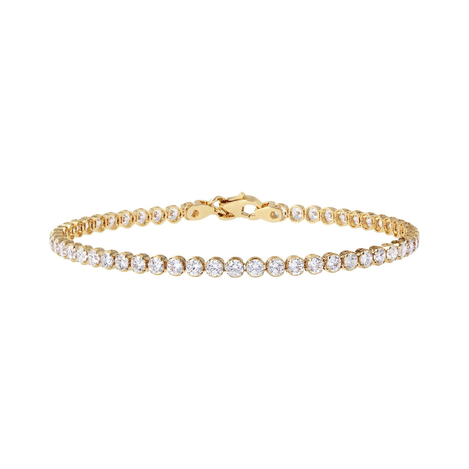Bronzallure Golden Altissima Tennis Golden Bracelet