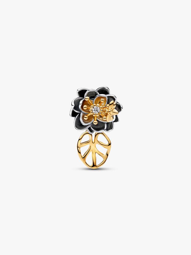Pandora Disney Princess Tiana Lotus Flower Lab-grown Diamond Charm