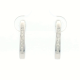 10K WHITE GOLD 0.15CT Dia FASHION EARRING