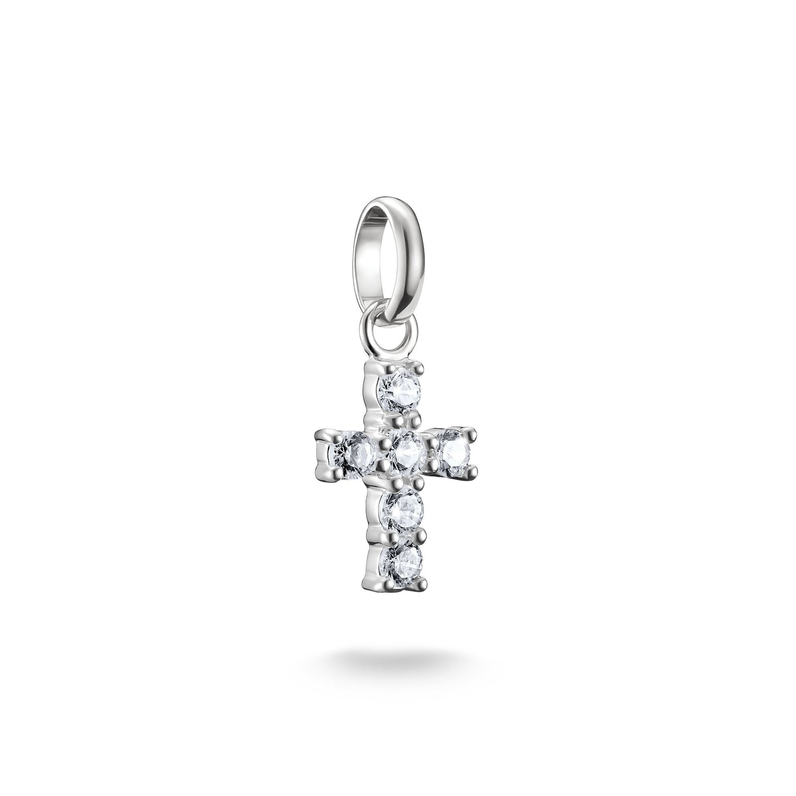 Thomas Sabo Connect Charm Cross With White Stones